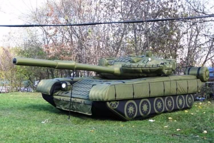 下花园军用充气坦克